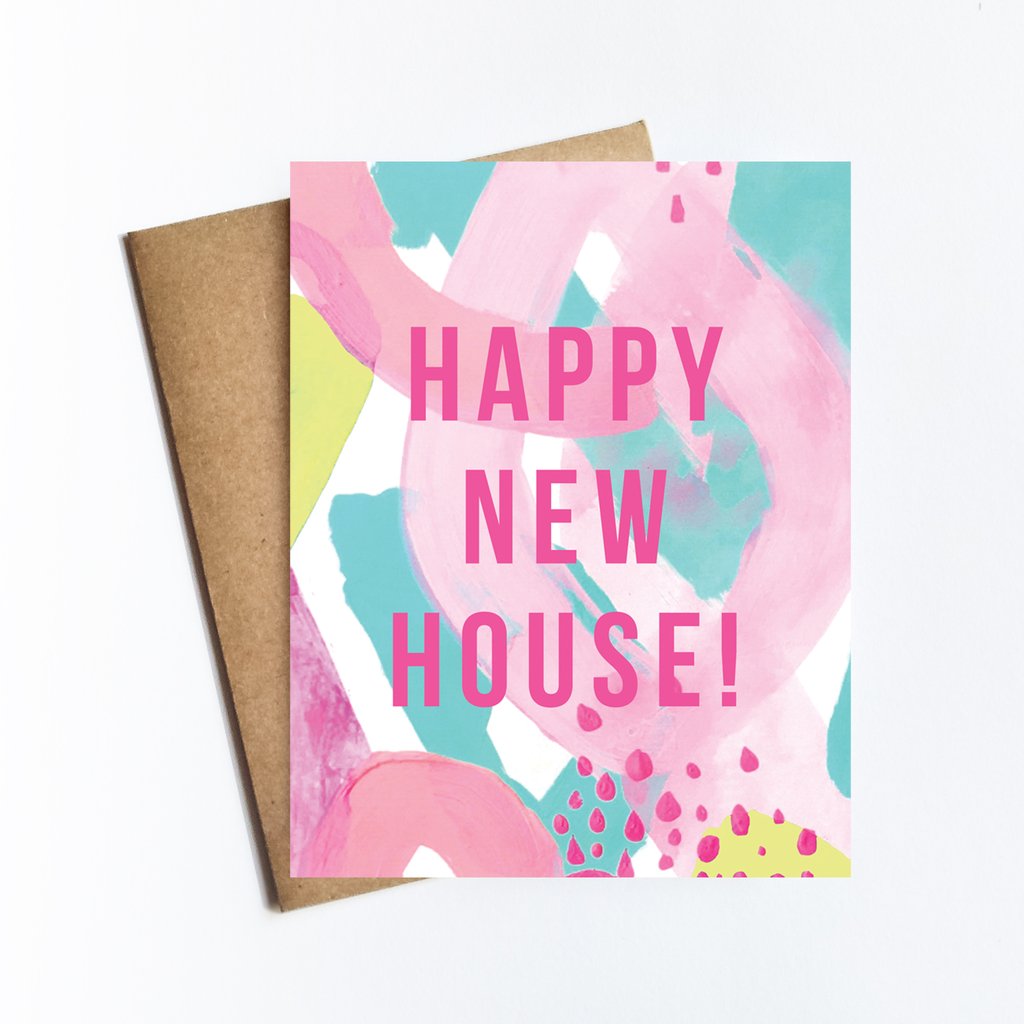 Happy New House Card