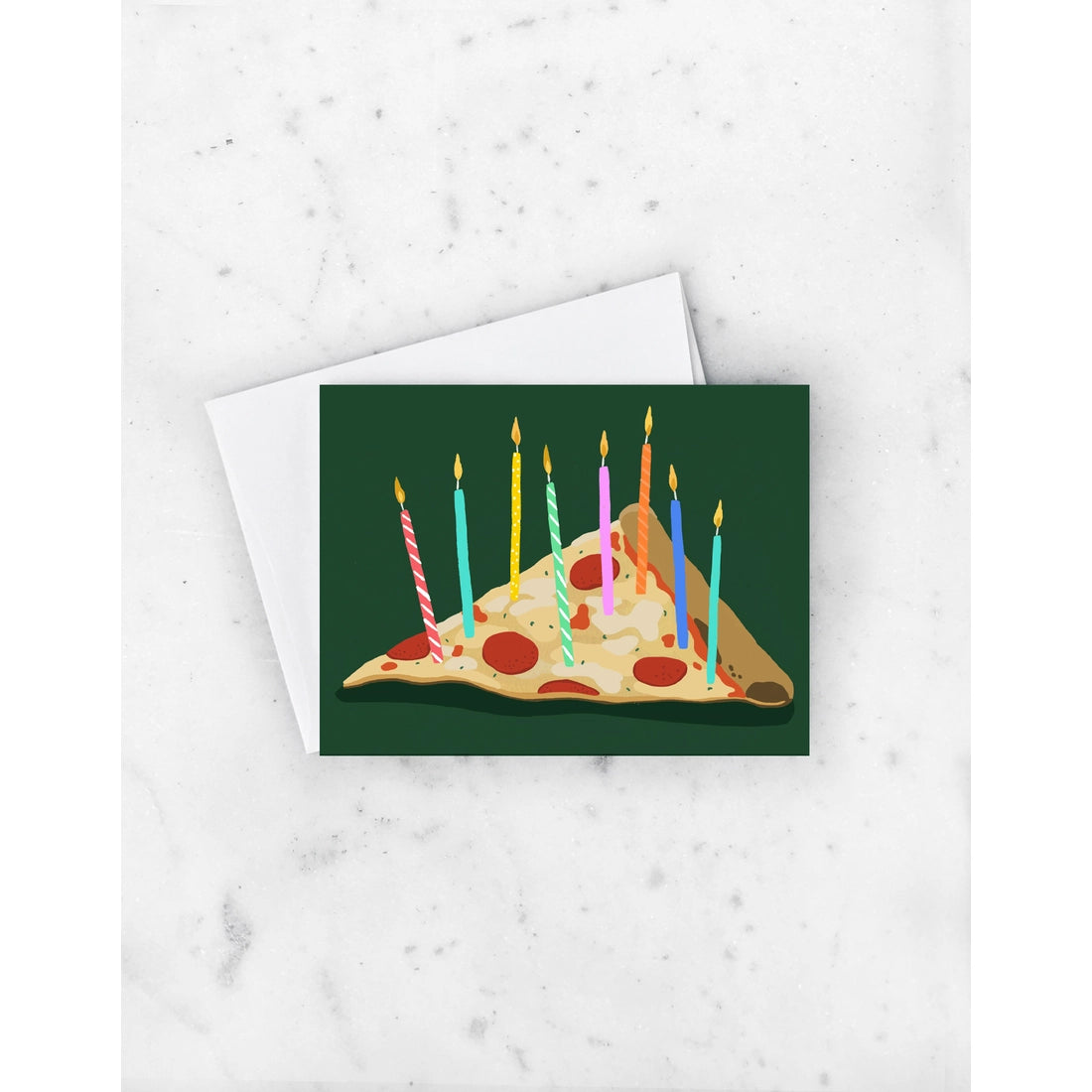 Pizza Birthday Card