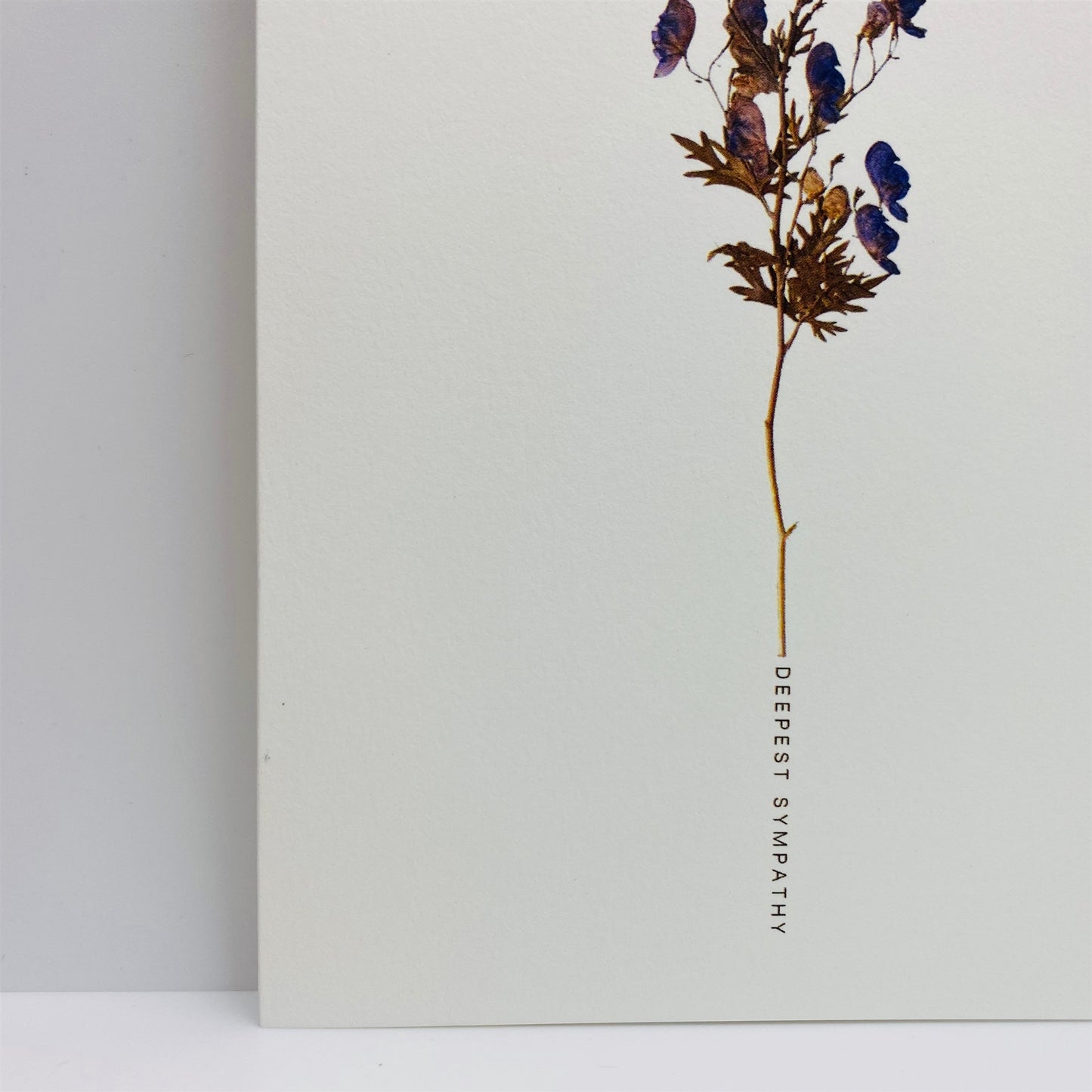 Deepest Sympathy Flower Greeting Card