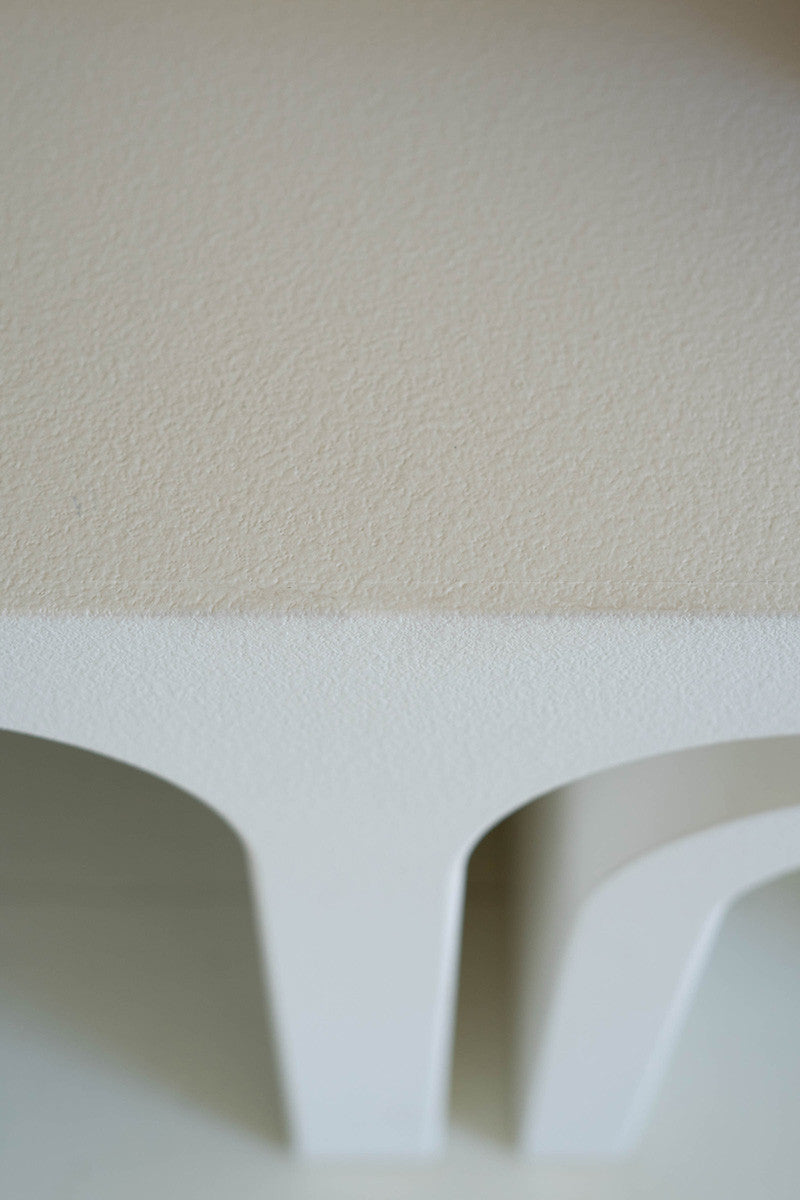 White Wood Coffee Table with Nesting Tables