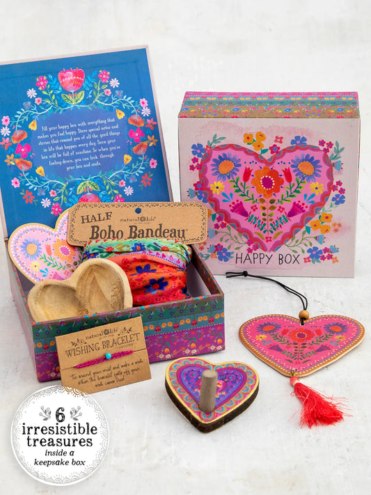 Happy Box Gift Set - Folk Heart