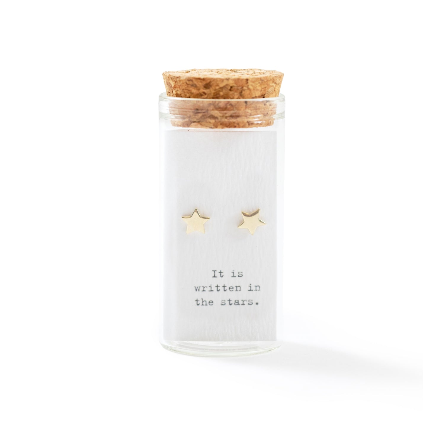 Stars - Message in a Bottle Earrings