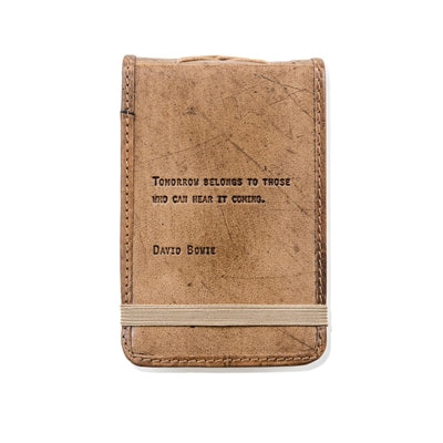Mini David Bowie Leather Journal