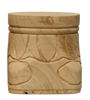 Hand-Carved Wooden Pedestals