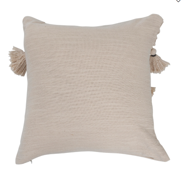 Hand-Woven Jute Macrame Pillow