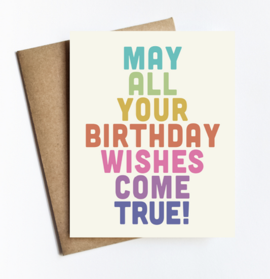 Birthday Wishes Card