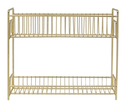 Gold Metal Dish Drainer