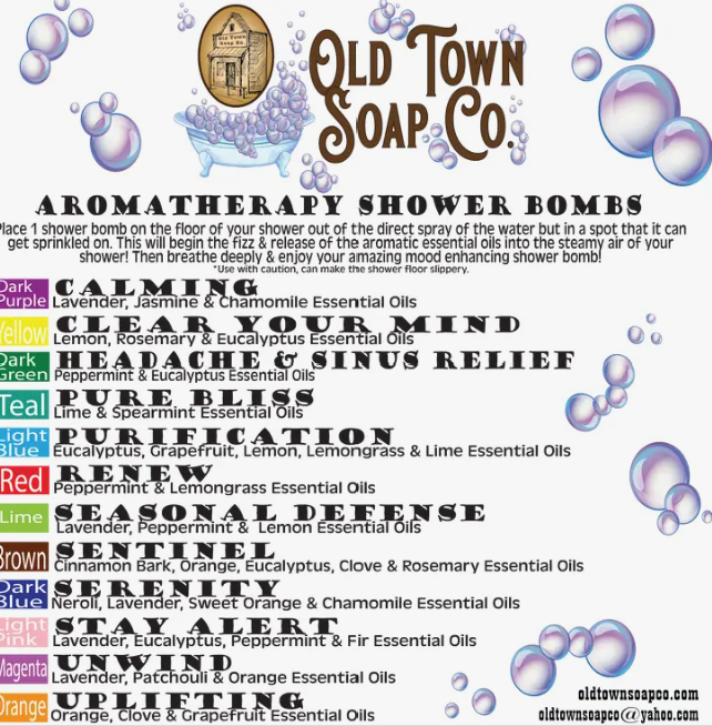 Aromatherapy Shower Bombs