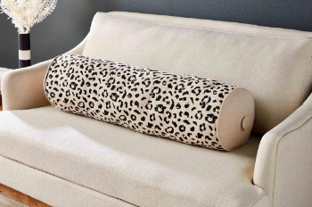 Cheetah hot sale bolster pillow