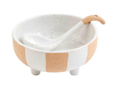 Terra-Cotta Salsa Bowl Set