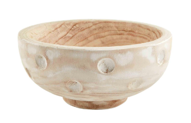 Carved Dot Bowl