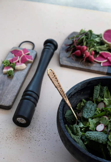 Black Rubberwood Spice Mill