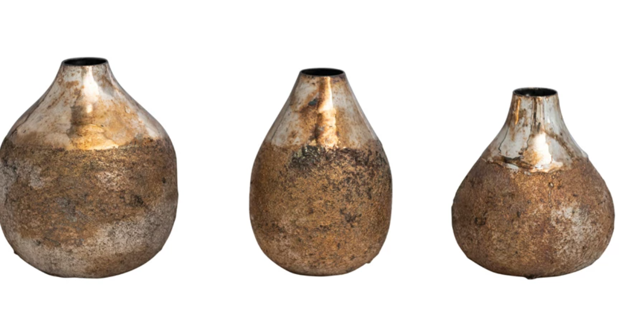 Burnt Gold Vases