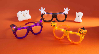 Halloween light discount up glasses