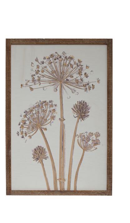 Engraved Wood Wall Decor