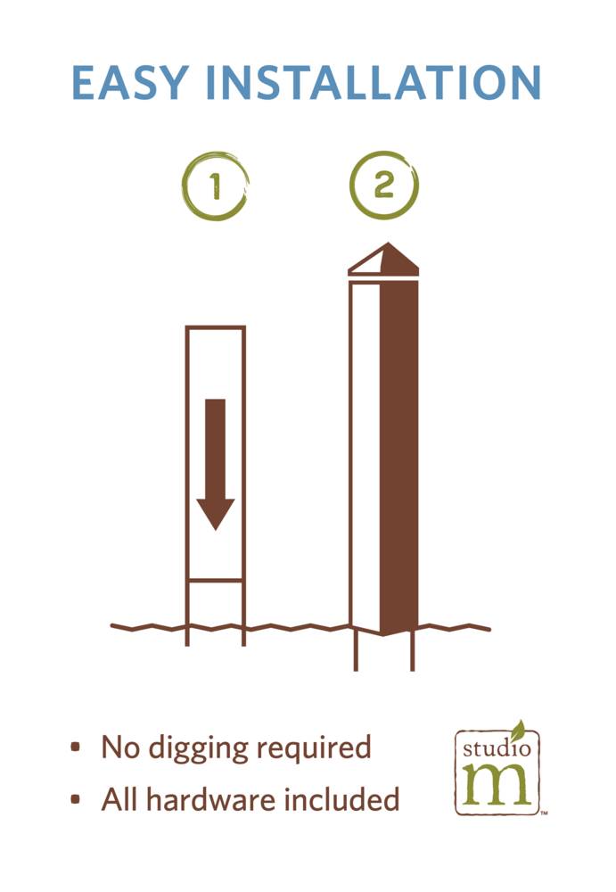 A Beautiful Life 20" Art Pole