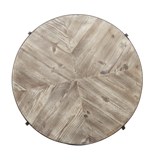 Whitewashed Reclaimed Wood Star Coffee Table