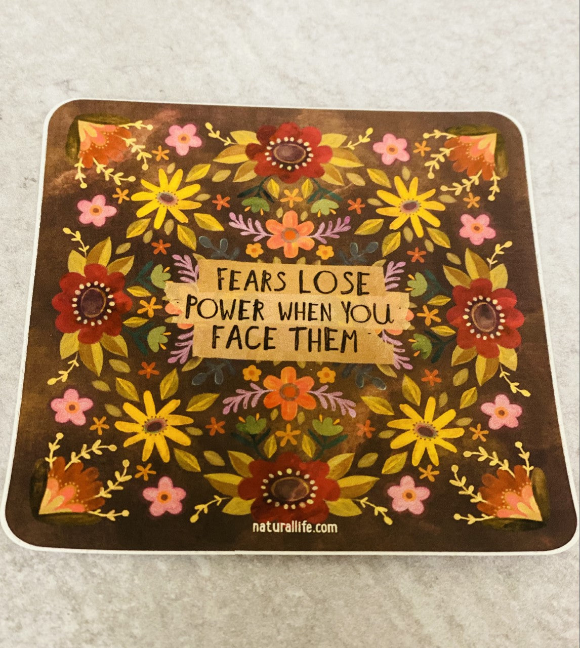 Fears Lose Power Vinyl Sticker