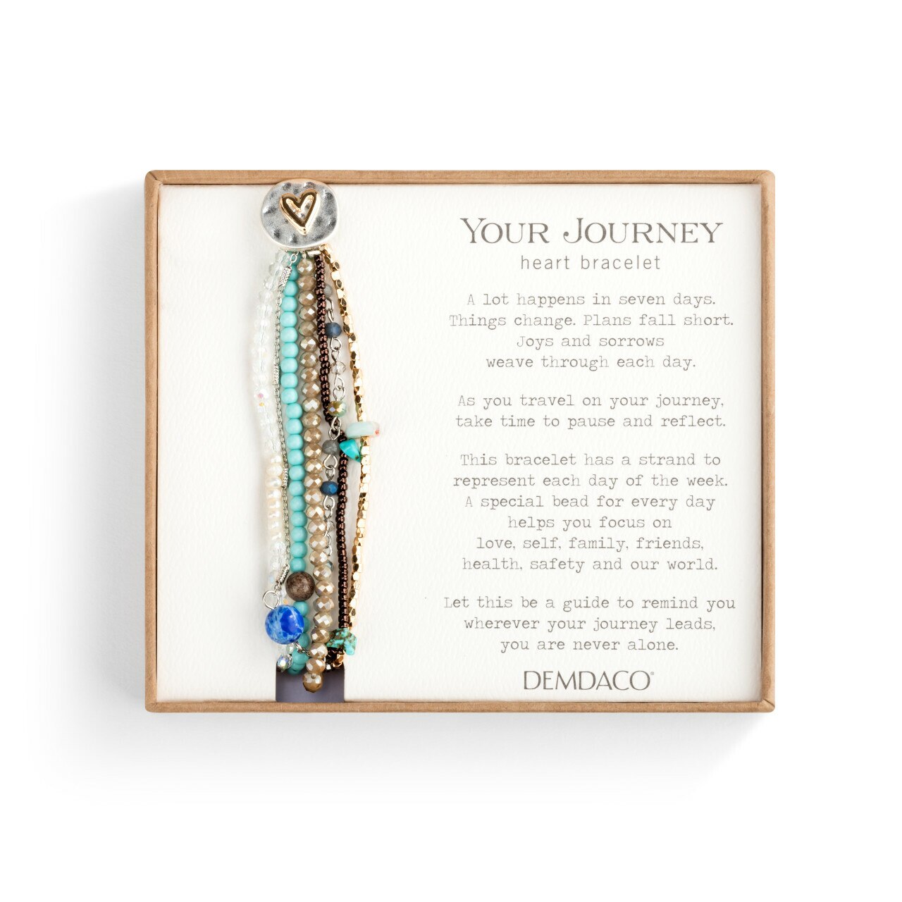Your Journey Beaded Love Bracelet, Turquoise