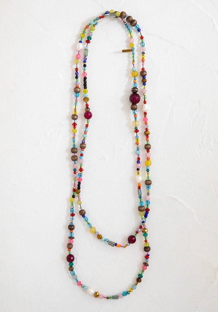Boho Beaded Necklace