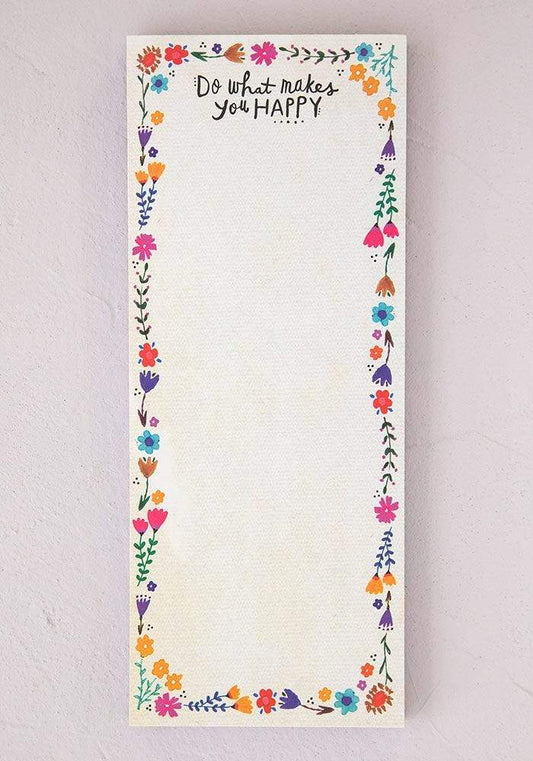 Magnetic Memo Notepad - Makes You Happy
