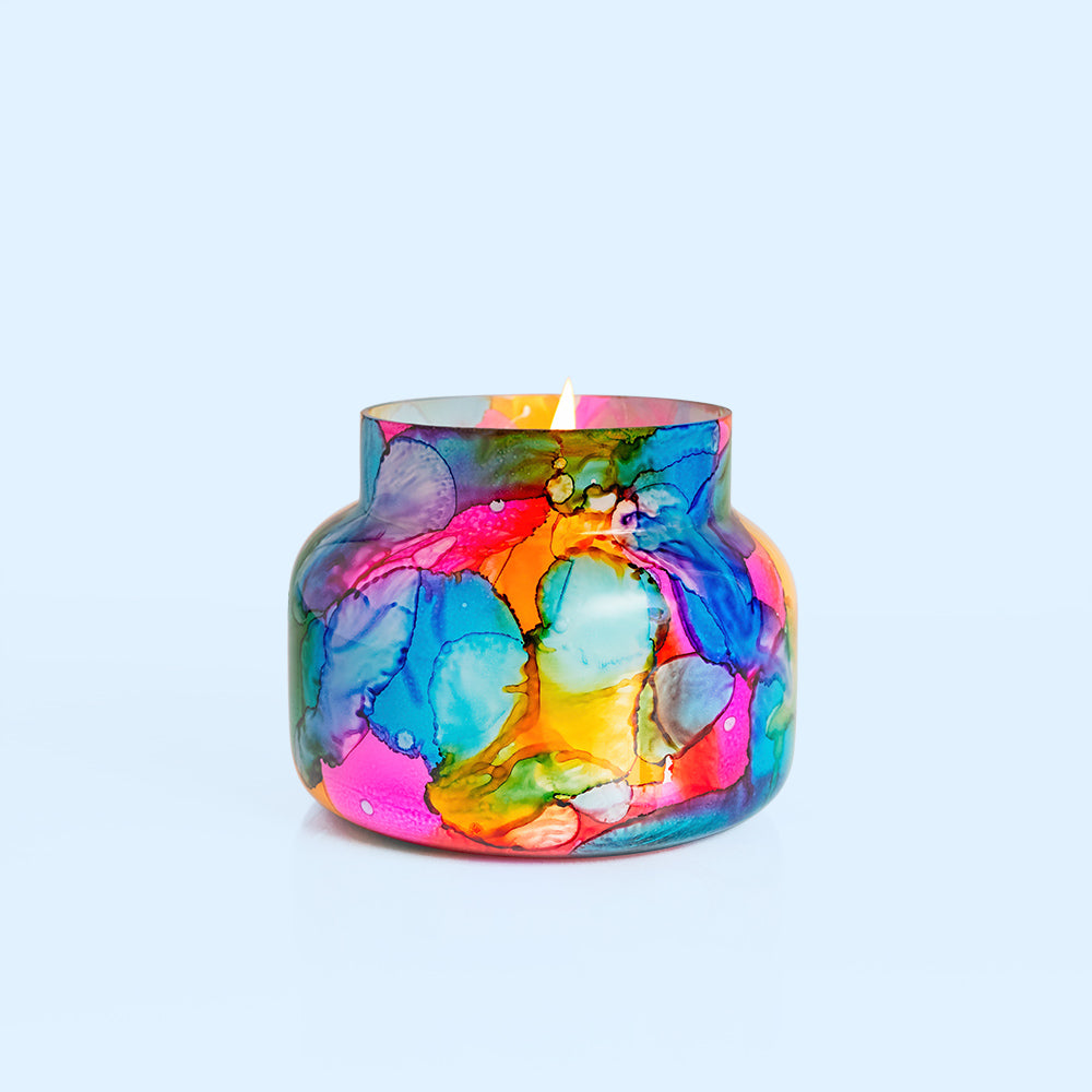 Capri Blue Volcano Rainbow Signature Jar