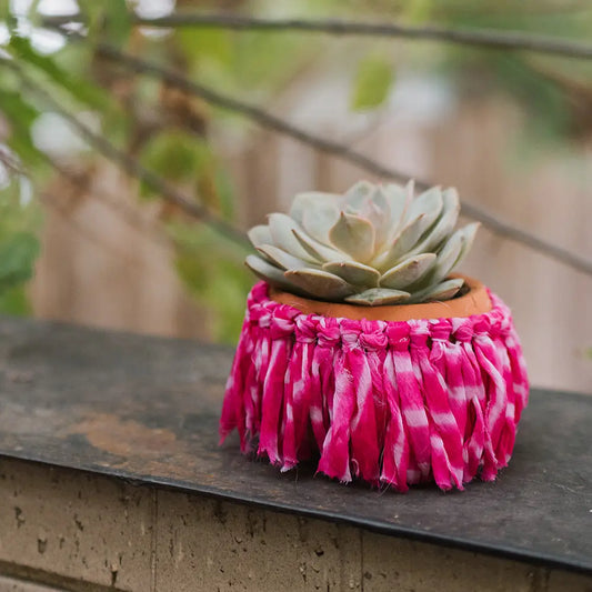 Macrame Tassel Plant Pot