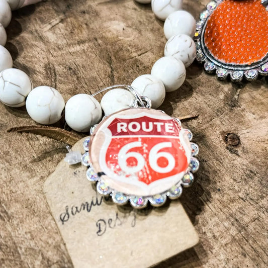 Getting Kicks On Route 66 Bracelet