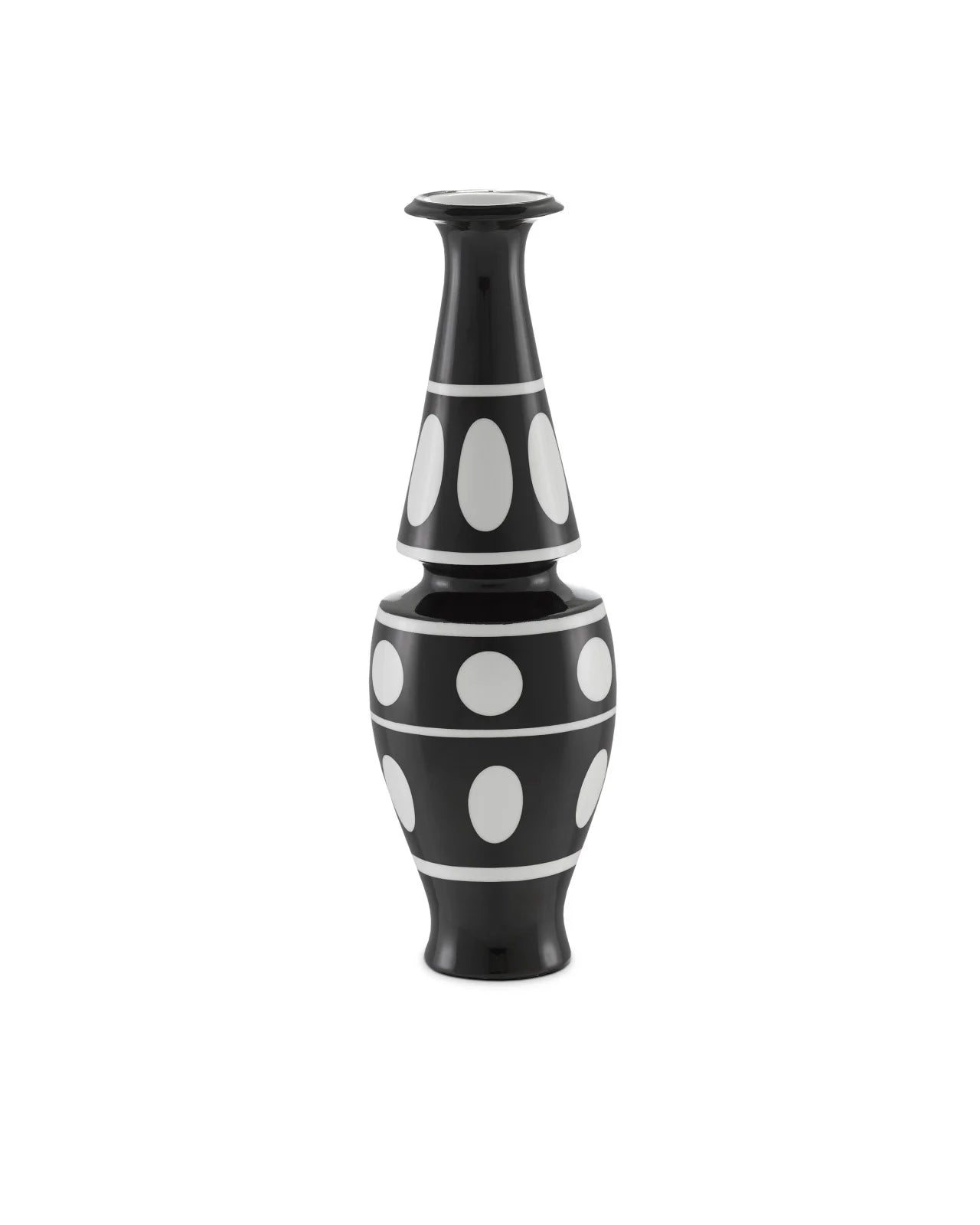 De Luca Black & White Vase