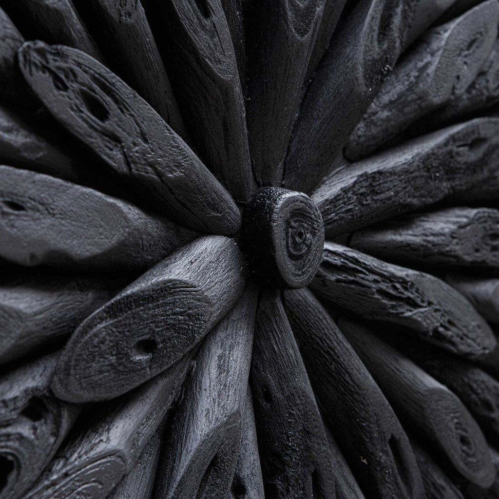 Bahama Wood Wall Décor, Black