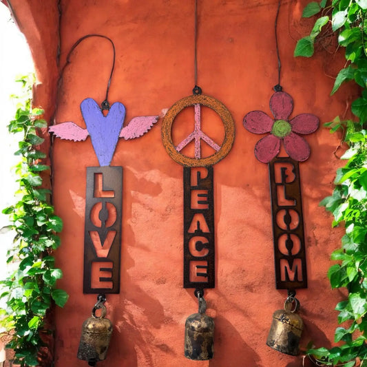 Metal Chime Bell Garden Ornament