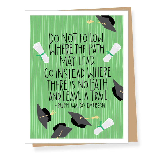 Ralph Waldo Emerson Quote Graduation Card