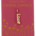 Charm Garden - Gold Script L-O-V-E
