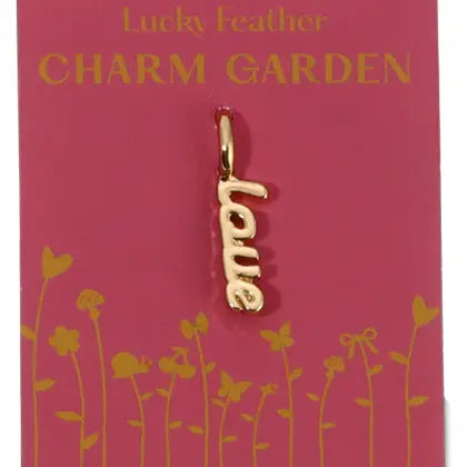 Charm Garden - Gold Script L-O-V-E