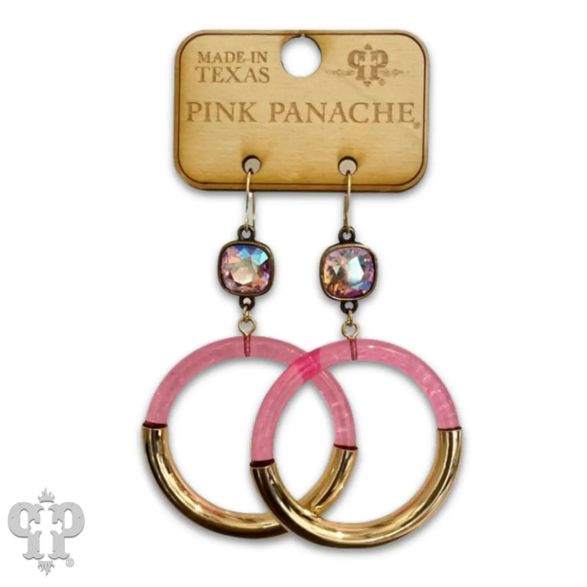 Large Acrylic Circle Earring