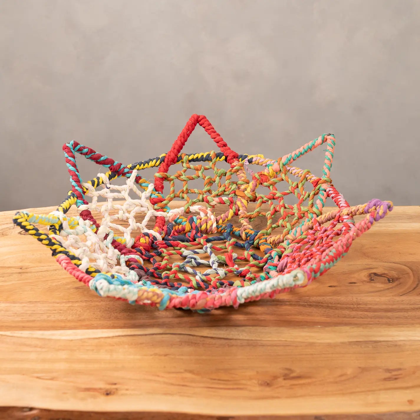 Colorful Sunflower Jute Basket