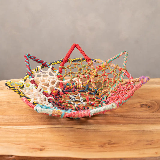 Colorful Sunflower Jute Basket