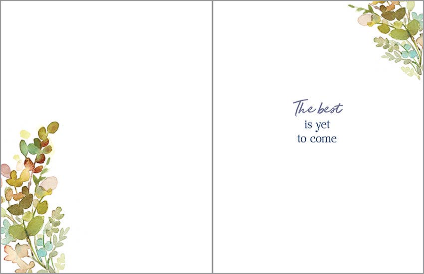 Leaves and Foliage Retirement Card
