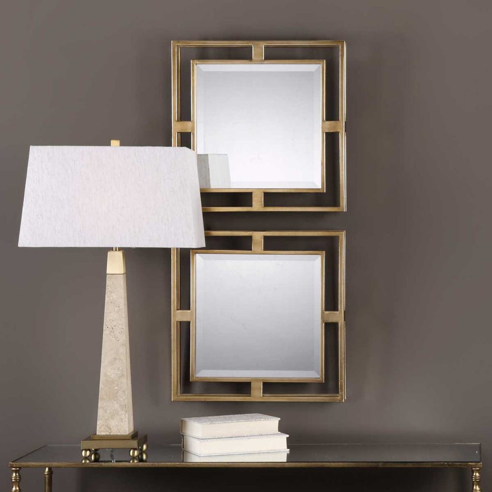 Allick Sqaure Mirrors (Set of 2)