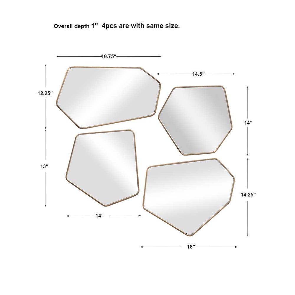 Linneah Mirrors (Set of 4)