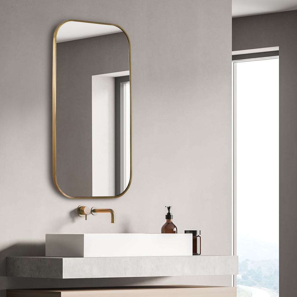 Taft Mirror, Brass