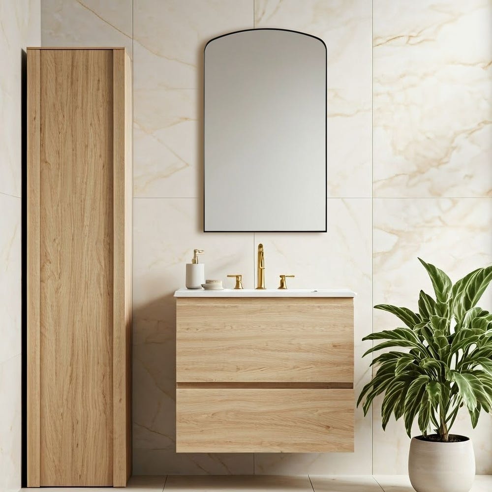 Tordea Arch Mirror, Black
