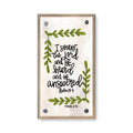 Sought the Lord Driftwood Happy Block