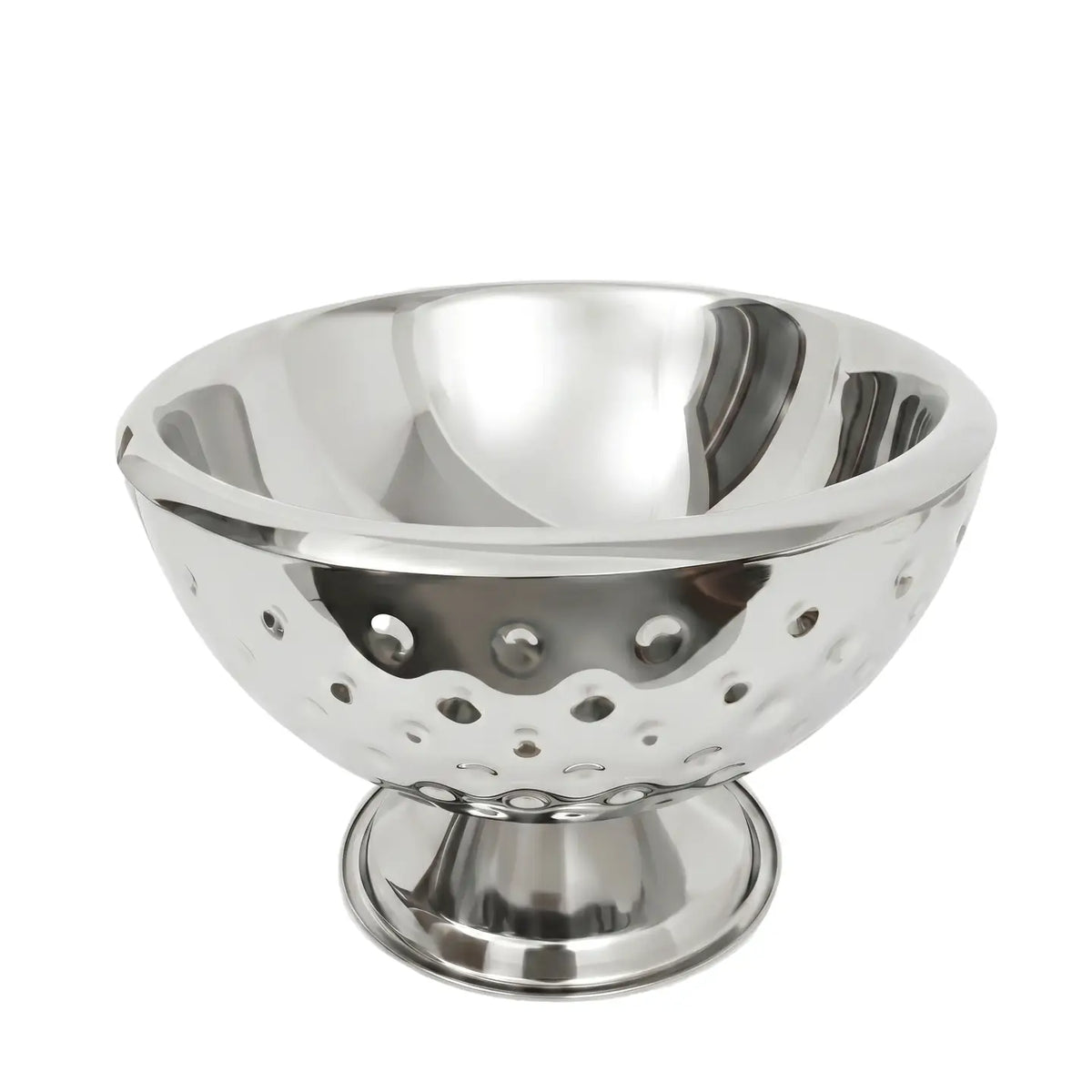 Silver Bubble Pedestal Tub Bowl