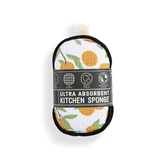 Citrus Orange Absorbent Sponge Set