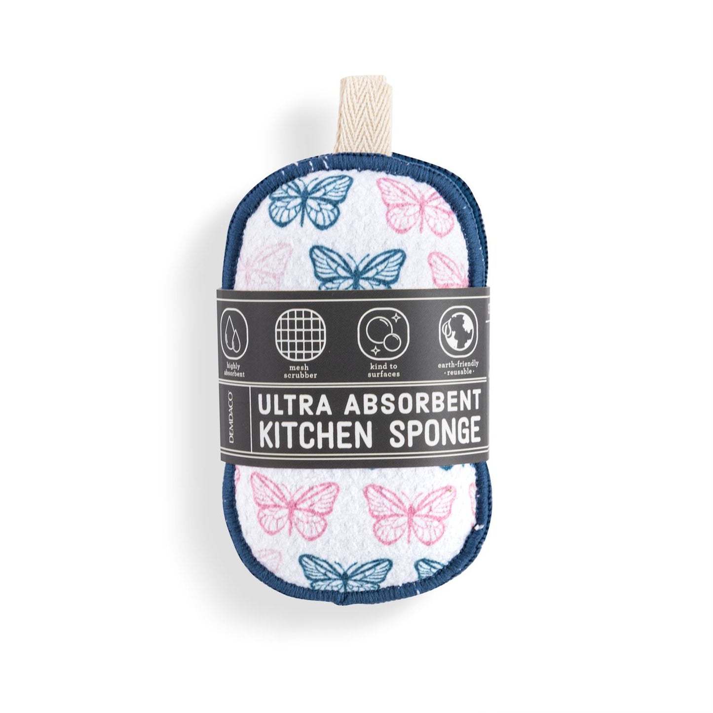 Butterflies Absorbent Sponge Set