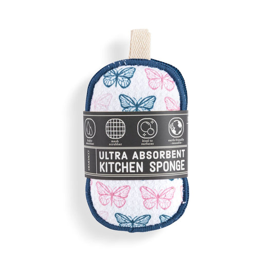 Butterflies Absorbent Sponge Set