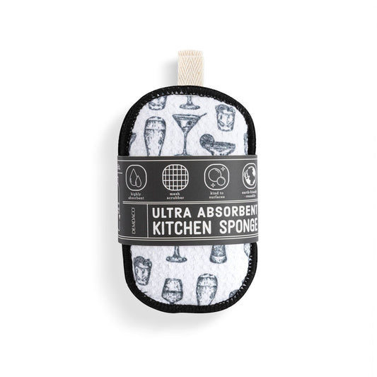 Cocktail Glasses Absorbent Sponge Set