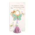 Butterfly Blue Bag Charm