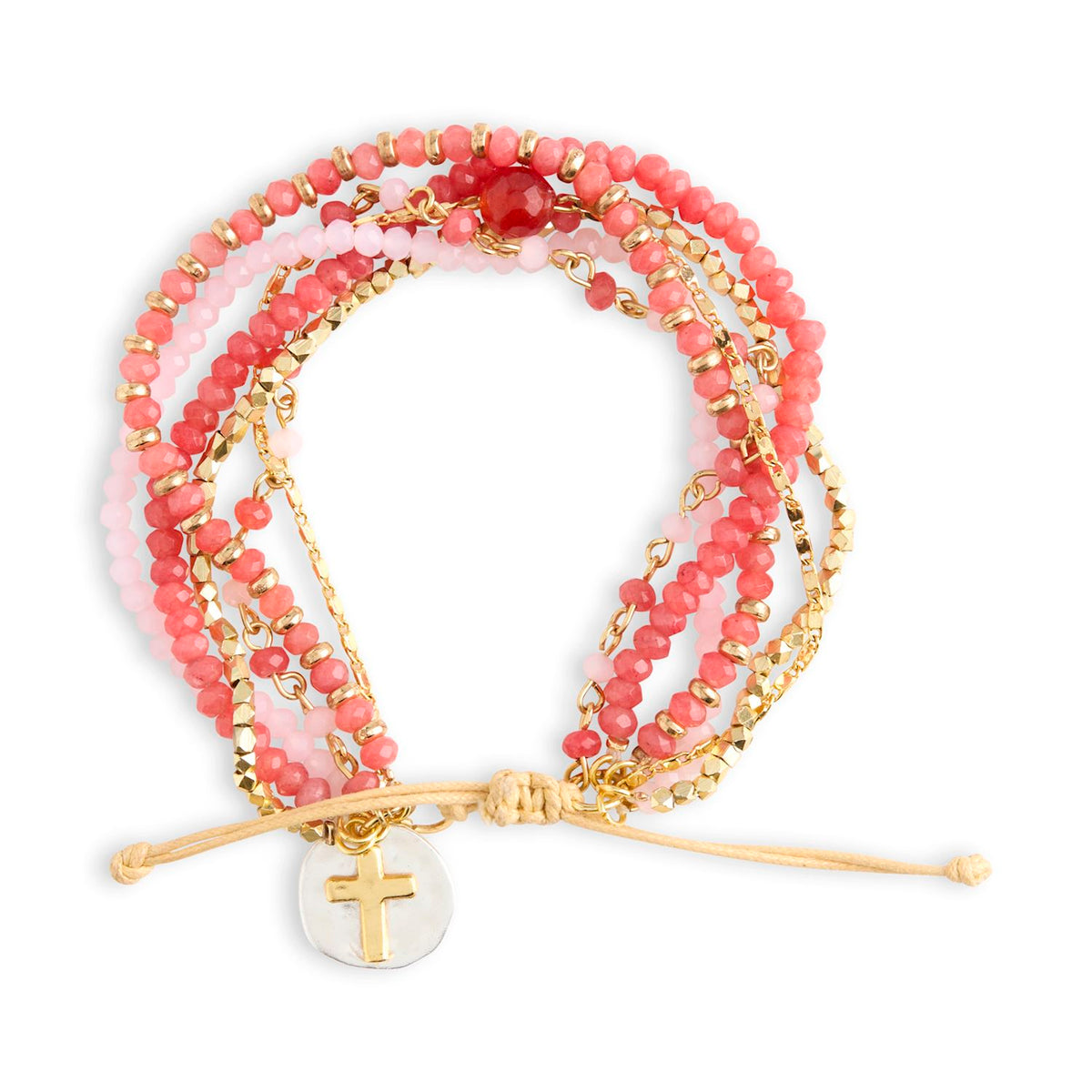 Your Journey Prayer Bracelet - Blush Pink